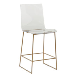 Gabby King Bar & Counter Stool – Gold