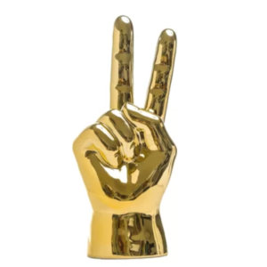 Gold Hand Peace
