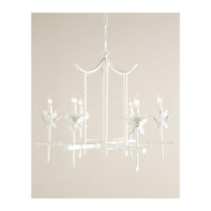 Bamboo-Motif 6-Light Chandelier