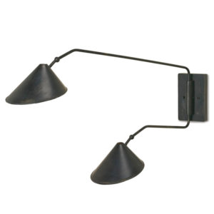 ARCHITECTS INDUSTRIAL DOUBLE ARM WALL SCONCE