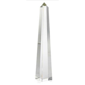 Dessau Home Crystal 16-Inch Obelisk Sculpture