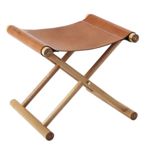 Cooper Leather Stool