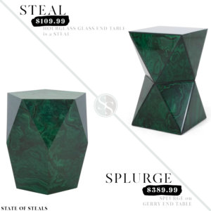 Malachite End Table Look for Less