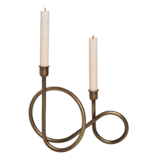 Brass Taper Holder by Foreside Home & Garden