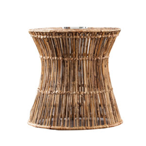 Holly and Martin Ocala Hyacinth Accent Table/Stool, Natural Hyacinth