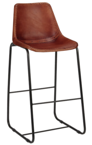 ROADHOUSE 24″ LEATHER COUNTER STOOL