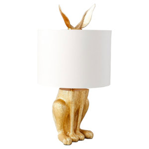 Gilded Hare Table Lamp