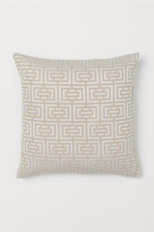 JACQUARD-WEAVE CUSHION COVER
