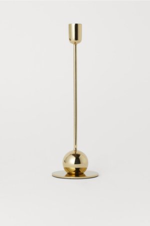 TALL METAL CANDLESTICK