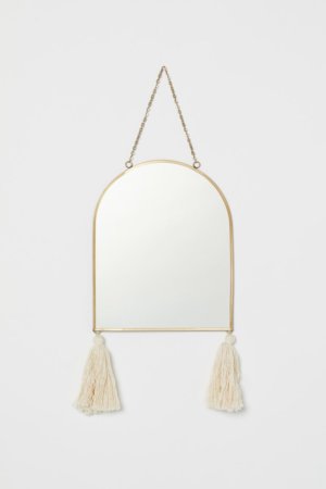 MIRROR WITH TASSELS