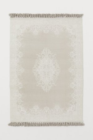 TASSELED COTTON RUG