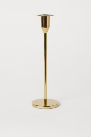TALL METAL CANDLESTICK