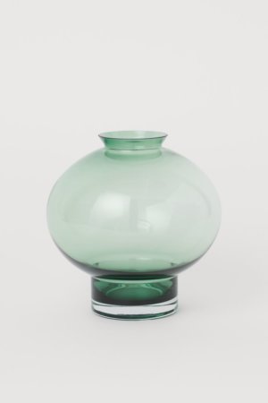 ROUND GLASS VASE