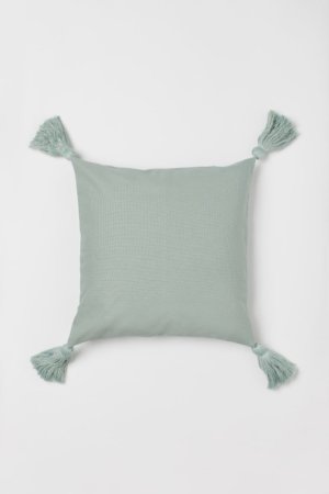CUSHION COVER WITH TASSELS