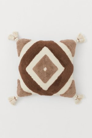 CUSHION COVER WITH TASSELS