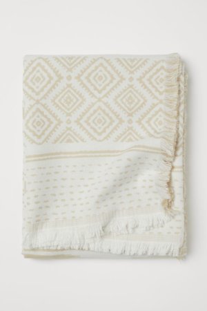 JACQUARD-WEAVE THROW