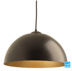 Progress Lighting Dome Antique Bronze Modern/Contemporary Dome LED Pendant Light