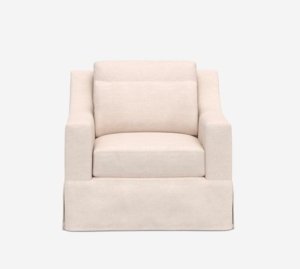 York Slope Arm Deep Seat Slipcovered Armchair