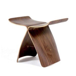 Mid Century Butterfly Stool – Walnut