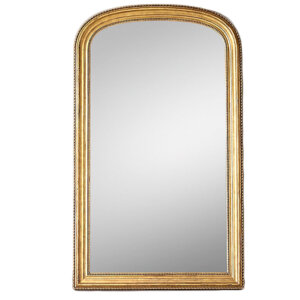 Gilt Arched Leaner Mirror