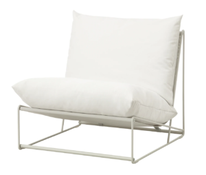 HAVSTEN Chair, in/outdoor, beige, 32 5/8x37x35 3/8 “