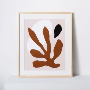 Kate Arends Framed Print – Leaf