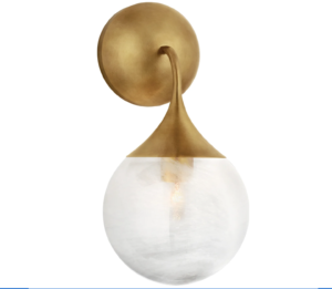 210422 Gold Teardrop Sconce