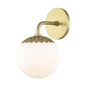 210422 Gold Teardrop Sconce