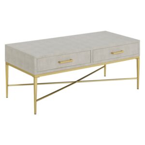 210702 Grey Shagreen Coffee Table