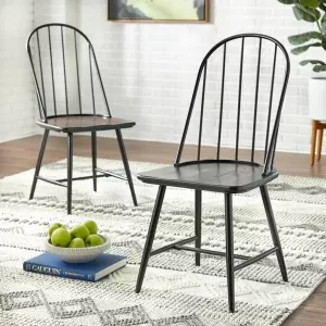 210831 Black Windsor Dining Chair STEAL