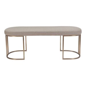 220125 Cream Gold Ottoman Bench STEAL