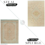 Muted Pink Area Rug Look for Less - State of Steals