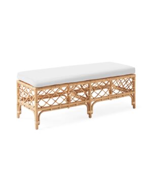 220212 Rattan Small Ottoman SPLURGE