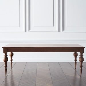 220407 Turned Leg Dining Table STEAL