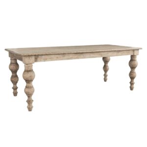 220407 Turned Leg Dining Table STEAL